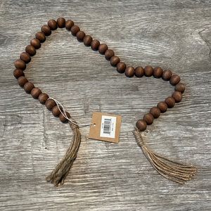 NWT Collins Brown Bead Decor